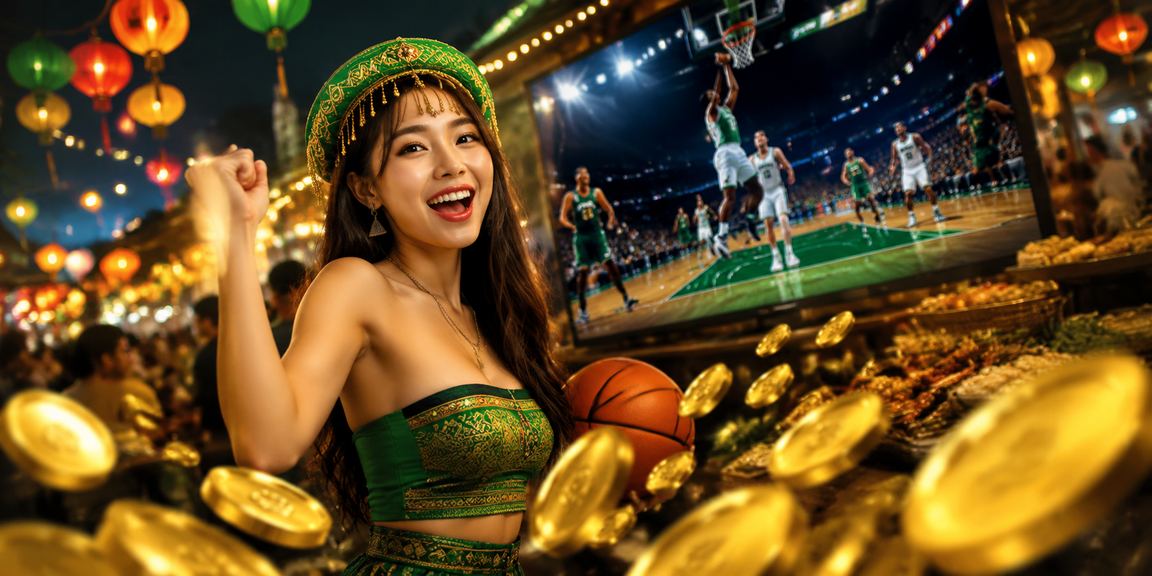 Người xem bóng rổ và đặt kèo thể thao tại khu chợ đêm Sapa về đêm với không khí sôi động